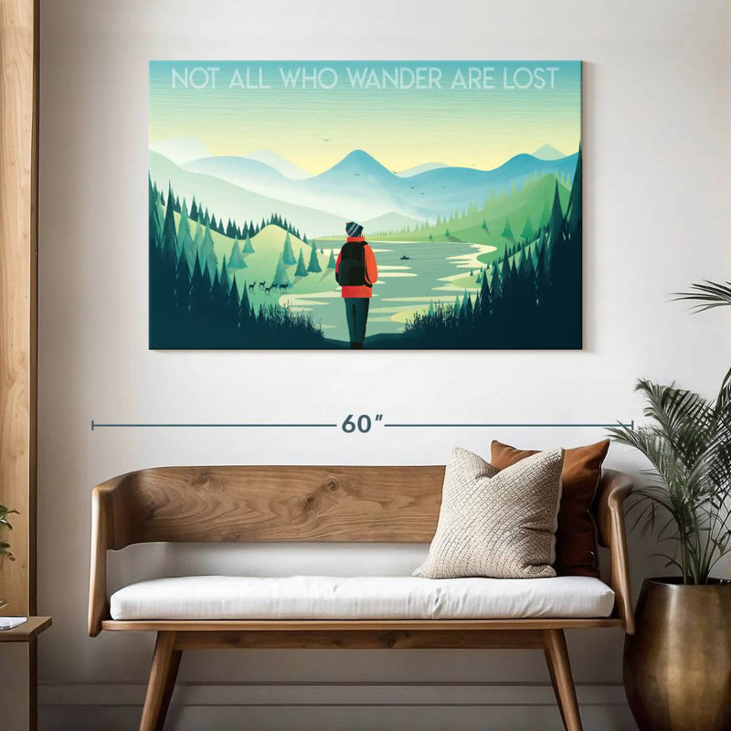 Alvord Not All Who Wander, H 32 po x l 48 po