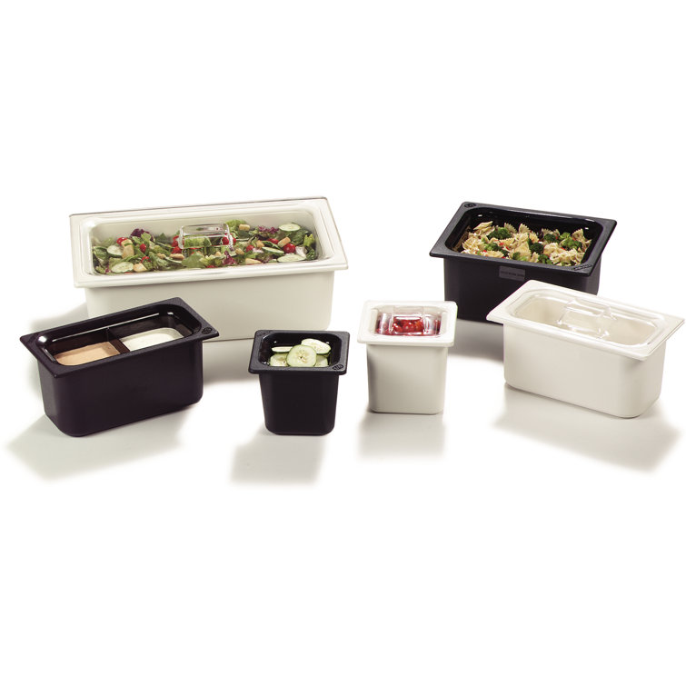 Prep & Savour Davit 6 x 7 Clear Plastic 4 Compartment Bento