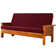 Textured Grid Stretchy Washable Box Cushion Futon Slipcover