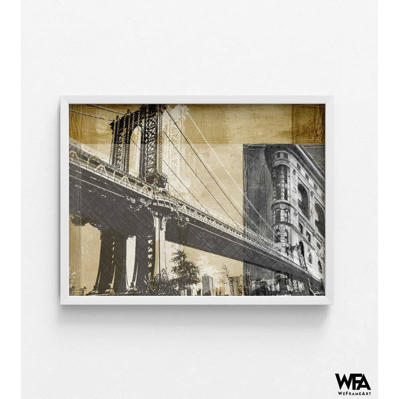 Metropolitan Collage II By Ethan Harper, Flatiron Building Poster, New York City Artwork, Modern Industrial Style Artwork Poster