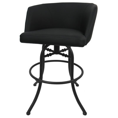 Hyypio Swivel Upholstered Counter Stool