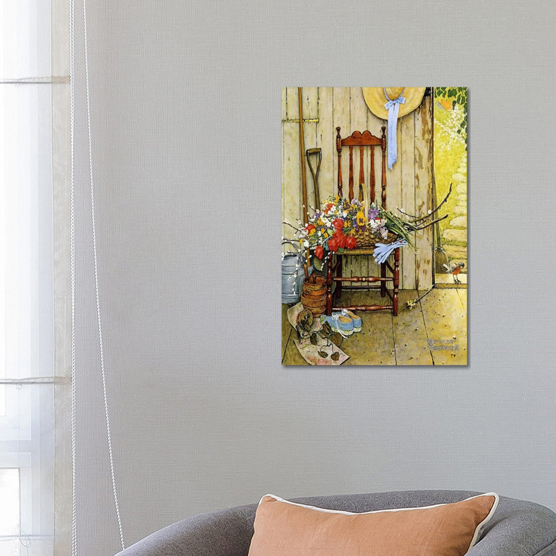 Norman Rockwell - Print on Canvas, 66.04 cm H x 45.72 cm W, Wrapped Canvas