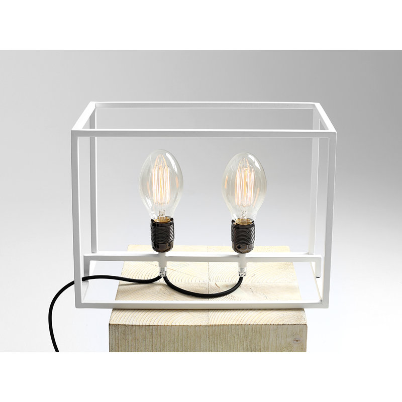 Metal Novelty Lamp, White