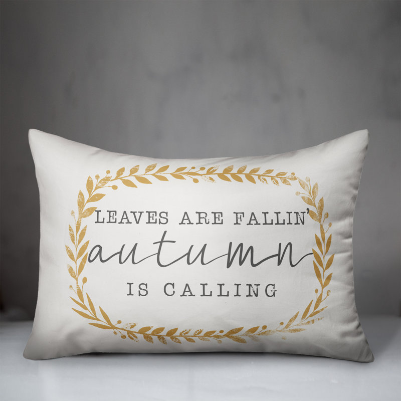  Coussin lombaire Leaves Are Falling