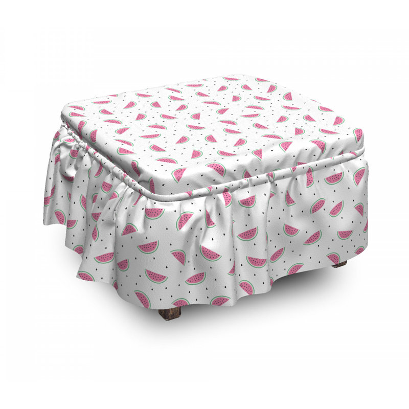 Housse pour repose-pieds été doodle slice