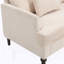 Canapé à 2 places en tissu d'ameublement en chenille de style Mid-Century-132949897