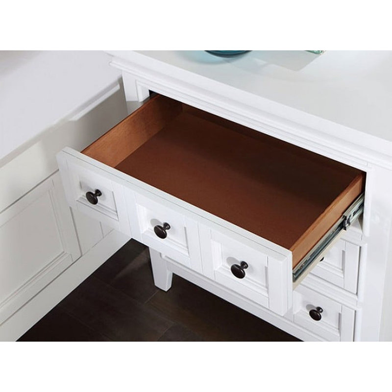 Table de chevet 3 pièces, Blanc
