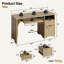 Bureau double caisson cannelé Neeru-1820166480-1842483189