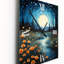 Horloge murale River Turquoise Twilight-1783105154