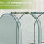 Protection des plantes 9 'x 4' - Cage de jardin avec 3 entrées à fermeture à glissière, pochette de rangement, 6 piquets de sol, portes de tente, boîte, poche de protection