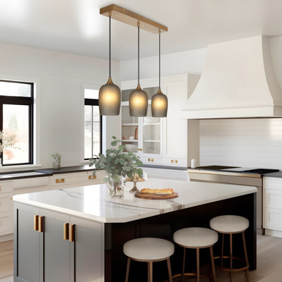 Luminaire suspendu 3 lumières Amedeo