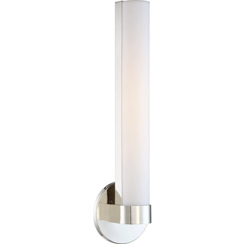 Lyke Dimmable LED Bath Sconce, Polished Nickel