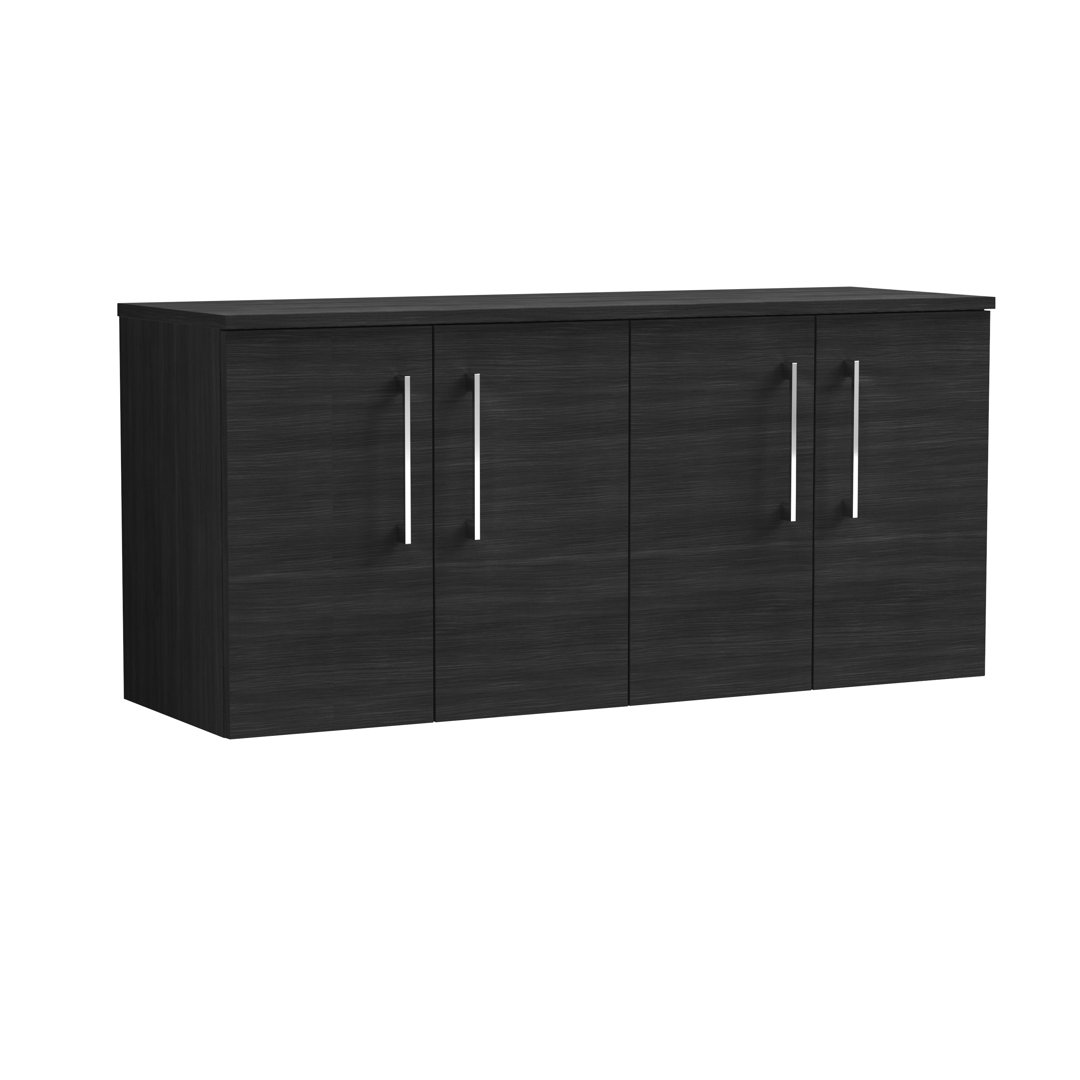 Arno 1205cm Wall Hung Double Vanity Unit with Worktop
