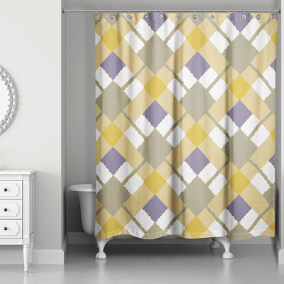Lochlan Geometric Shower Curtain