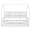 Lit simple en bois avec lit gigogne et lit pour enfant