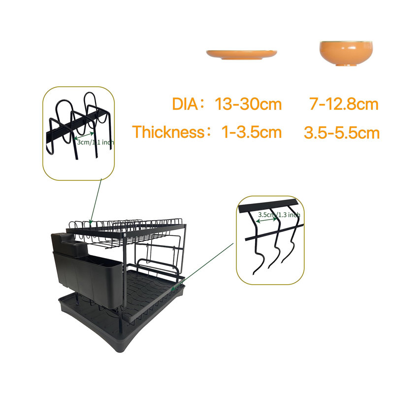 Chiverton Two Tier Dish Rack