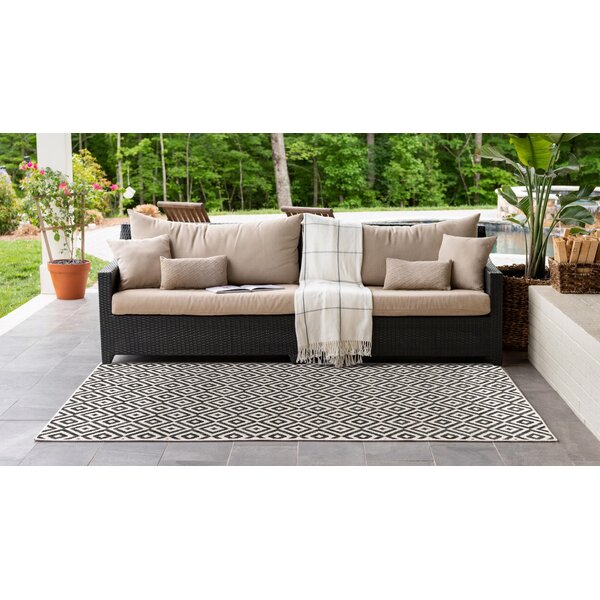 Jill Zarin Black/White Indoor/Outdoor Rug & Reviews | Wayfair