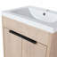 24 Inch Freestanding Bathroom Vanity With White Resin Sink