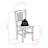 16.77'' H Solid Wood Side Chair