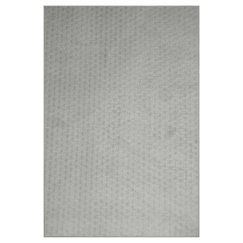 Tapis géométrique gris, Rectangle 5 pi x 7 pi