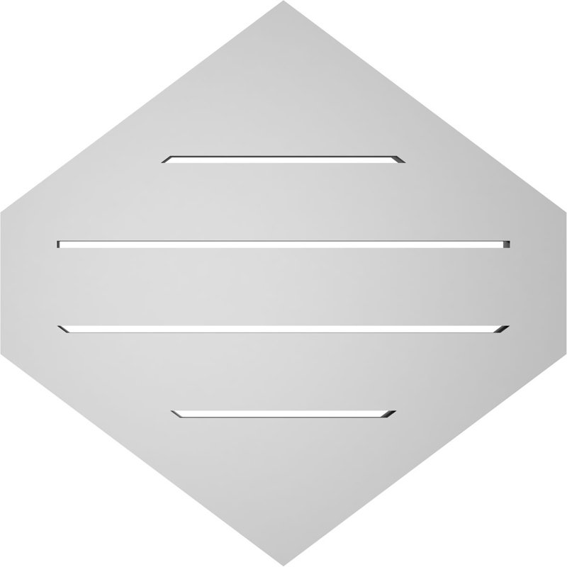 Pente verticale verticale en uréthane 9 pi, H 20 po x l 20 po x P 1,5 po