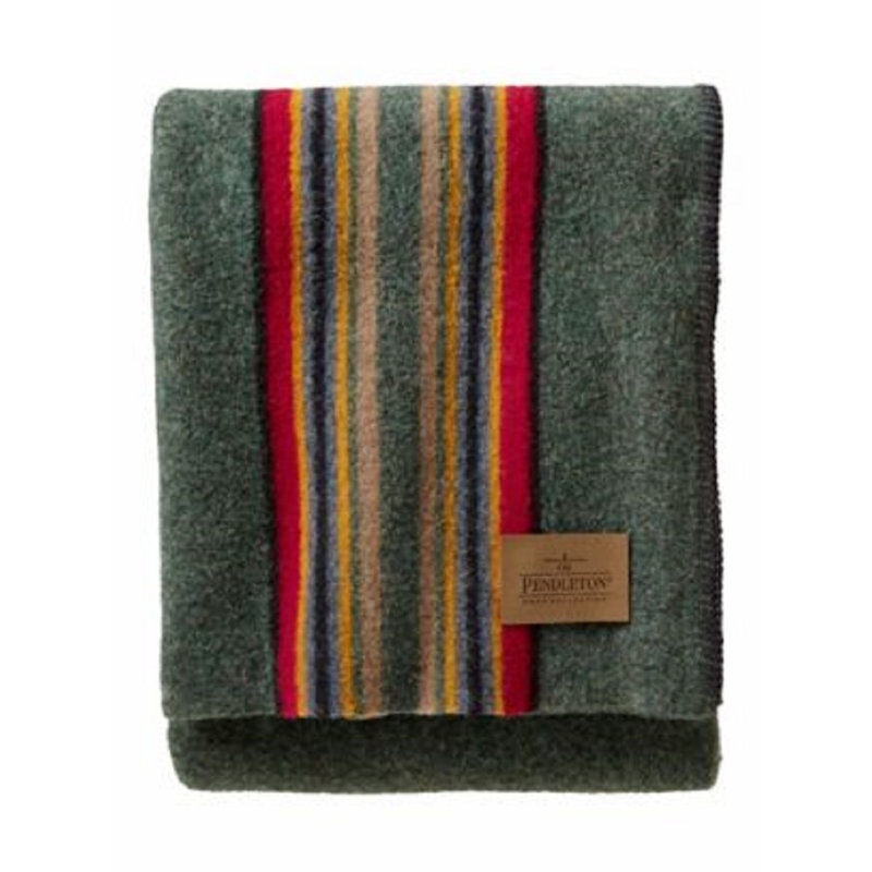 Pendleton Yakima Camp Green Heather Throw, Throw