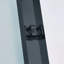 Porte de douche coulissante double l 44 à 48 po x H 75 po, cadre en alliage d'aluminium, verre trempé clair de 5/16 po (8 mm) de large épaisseur.