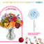 Boîte combinée de fleurs artificielles pour bricolage mariage bouquet de douche