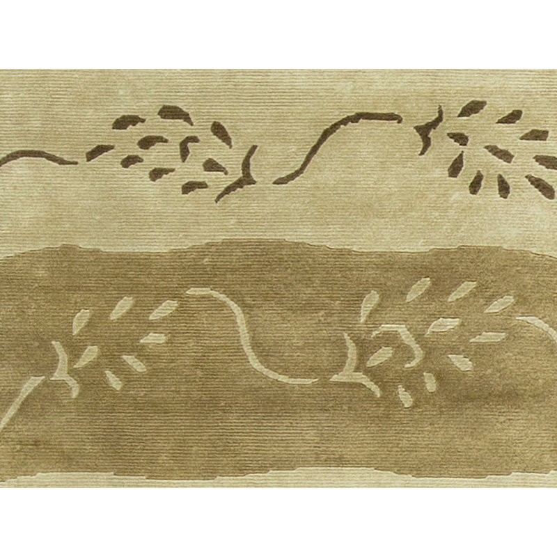 Hand-Knotted High-Quality Beige Area Rug