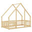 Lit sur pied de style maison avec clôture de protection et garde-corps-725633893
