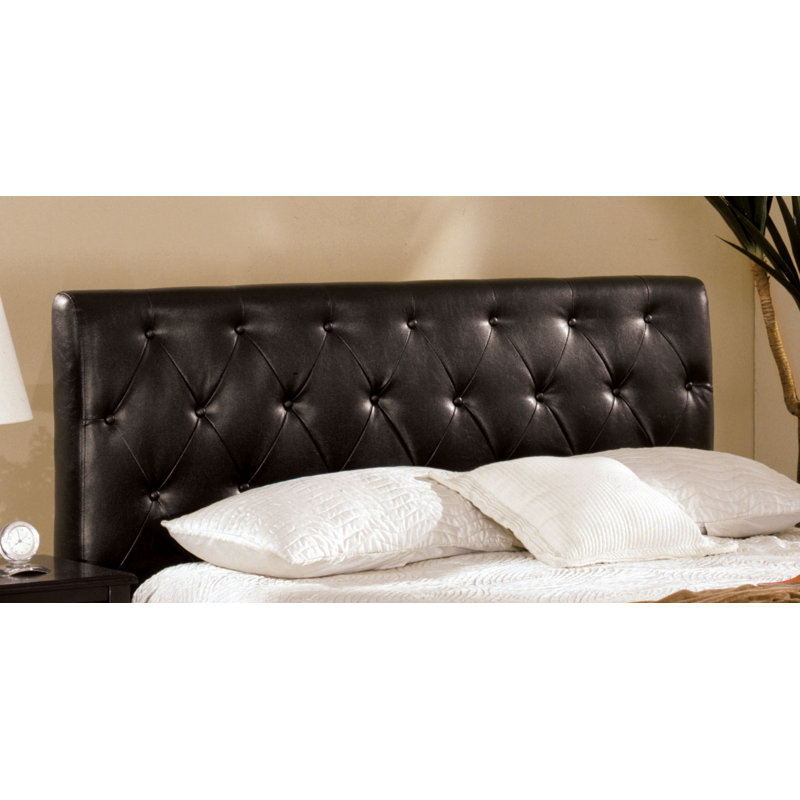 Aniylah Vegan Leather Platform Bed, Full/Double