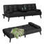 Futon convertible en similicuir Arjeta