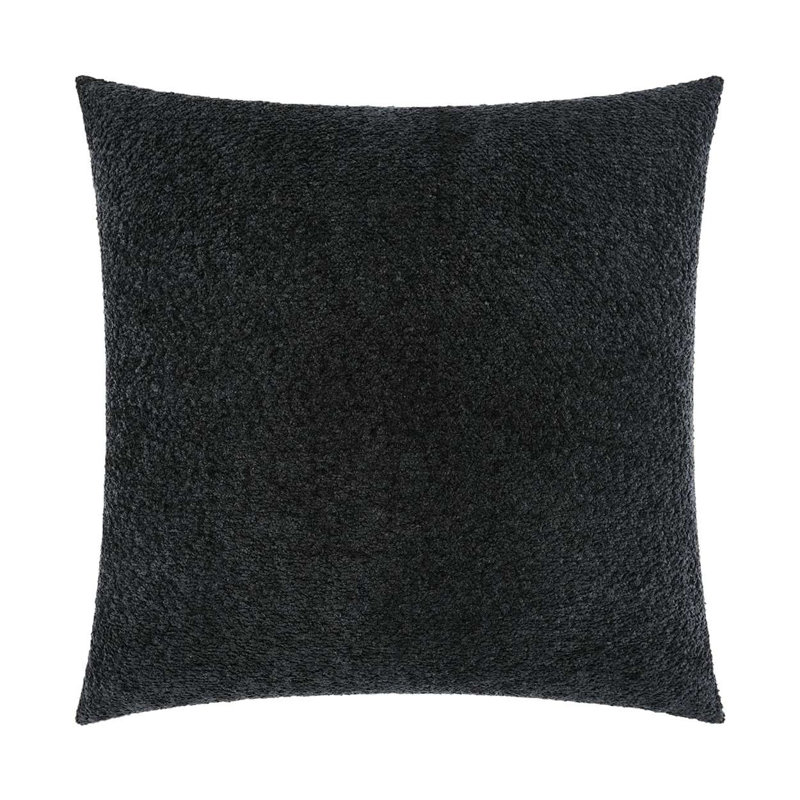 Snuggle Pillow Cover & Insert, Square 24", Black