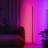 55.9-inch Black LED Novel Floor Lamp with Remote Control Colour Light Change