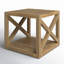 Avalin Solid Wood Side Table-43511866