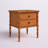 Elegant Monserrat 23'' W Nightstand – Glam Boho 2 Drawer Wood Chest, Bamboo Details & Neutral Finish-1952506204