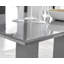 Edzard Double Pedestal High Gloss Dining Table Set with 6 Luxury Faux Leather Dining Chairs-2005425205