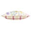 Morning Chorus Indoor / Outdoor Floral Square Throw Cushion