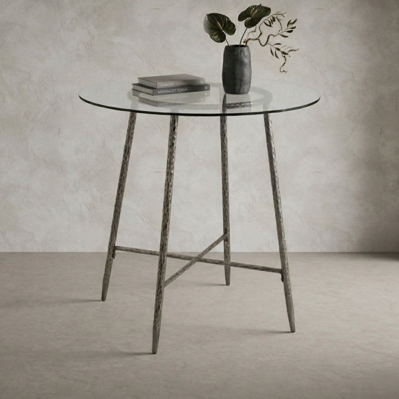 Table de salle à manger Corrinne Gafton, Gris mat