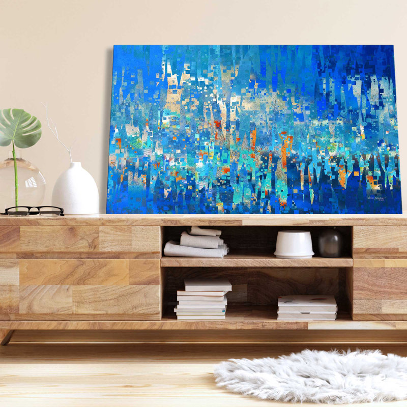 "Romans 12: 12" S'appuyant sur l'espoir (horizontal) "par Mark Lawrence, reproduction sur toile