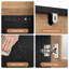 Garde-manger DEL 71 po avec station de charge, support pour micro-ondes et tablettes réglables-1507918927