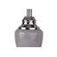 Zellner 45cm Grey Chrome Table Lamp
