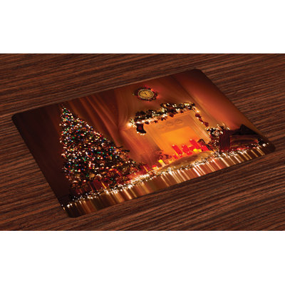 Georgianna Christmas Romantic New Year Placemat
