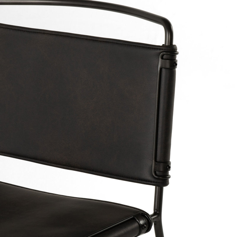 Loralee Dining Chair, Distressed Black