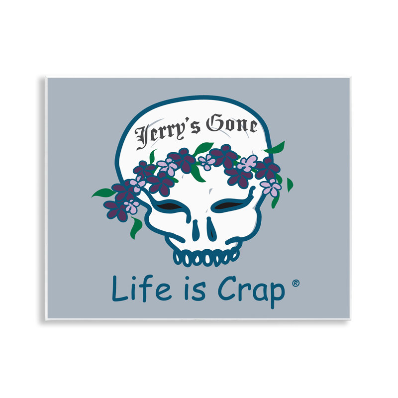 Art mural Jerry's Gone Skull par LIC