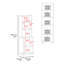 Garde-manger Perry Micro-ondes, blanc