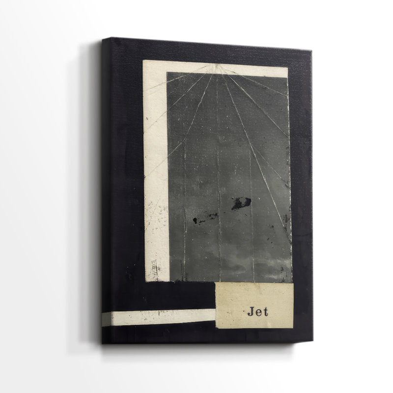 Jet I -Gallery Wrapped Cavas, 18" H x 12" W
