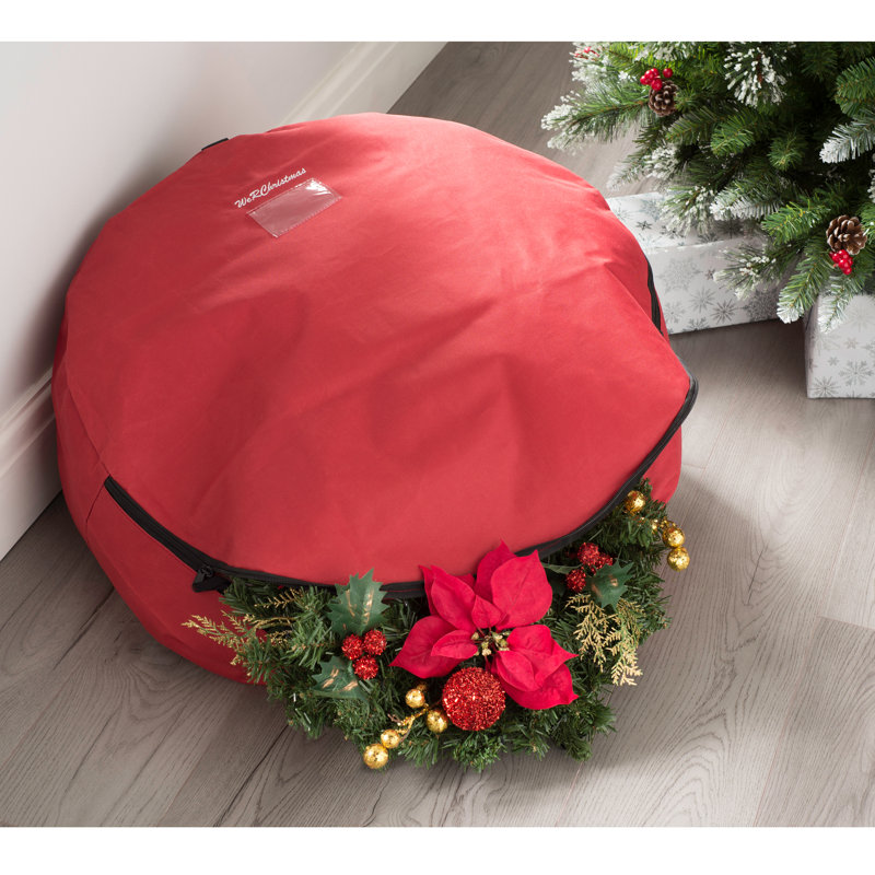 Wreath Storage, 20cm H x 76cm W x 76cm D