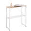 Table de bout étroite avec tablette Mekeia-1478870195