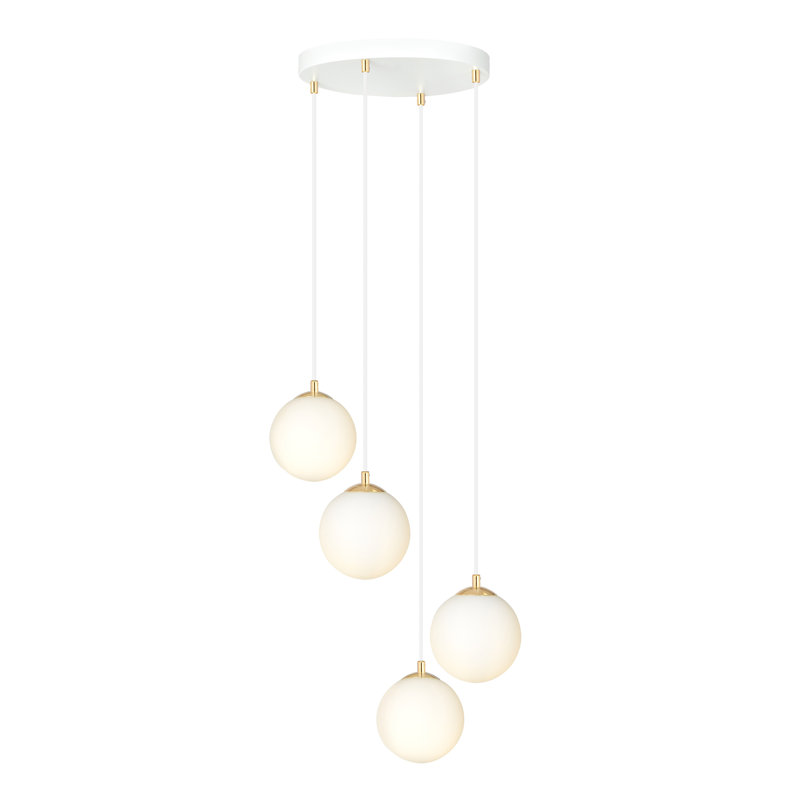 Pawel 4 - Light Cluster Pendant, White
